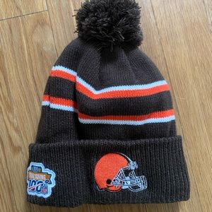 Cleveland Browns Winter Beanie Hat with Pom